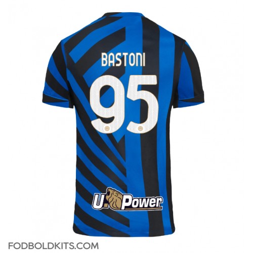 Inter Milan Alessandro Bastoni #95 Hjemmebanetrøje 2024-25 Kortærmet